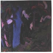 Ernst Ludwig Kirchner The blue tree oil on canvas